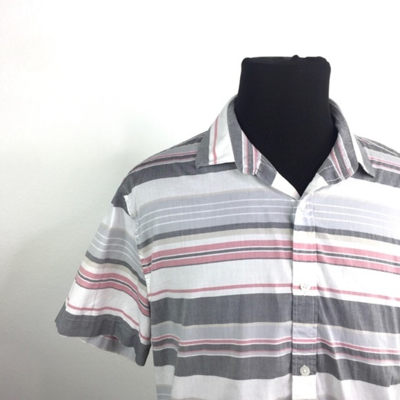 Express Other - EXPRESS Casual Striped Button Down Shirt